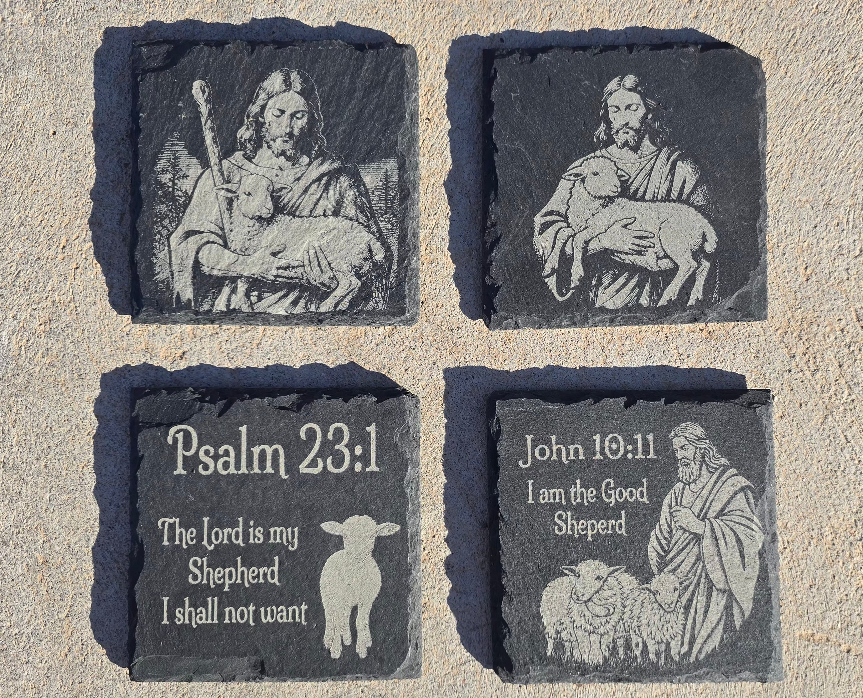 Good Shepherd Slate Coasters