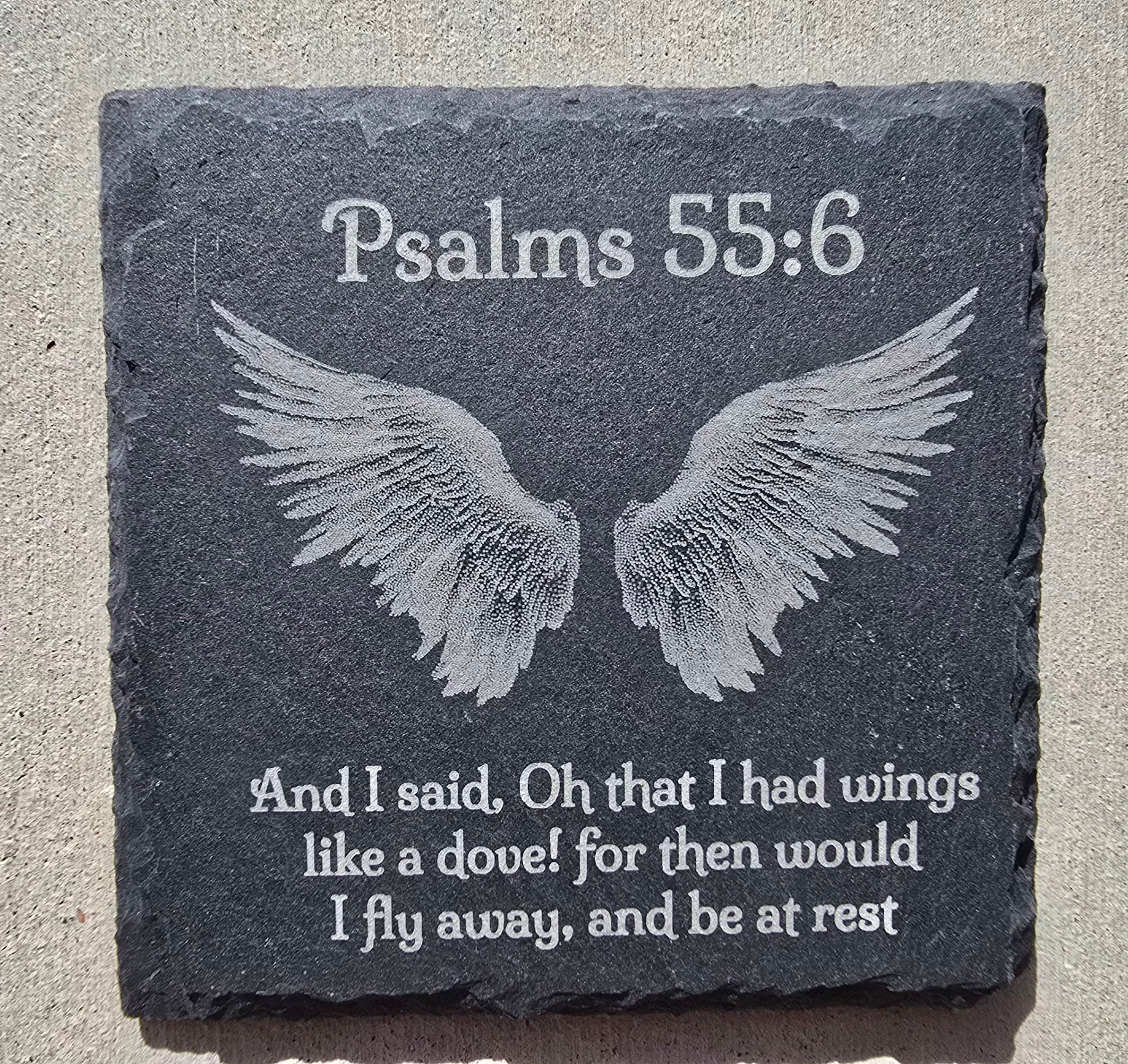 Comfort and Healing Slate Coasters