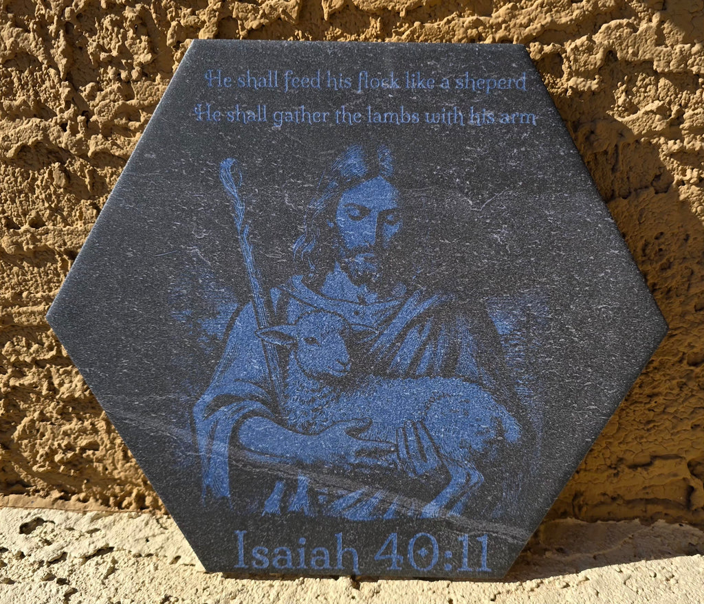 Black Granite Style Good Shepherd Porcelain Tile