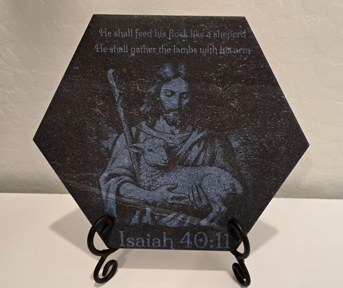 Black Granite Style Good Shepherd Porcelain Tile